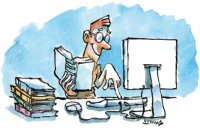 consultando dudas internet